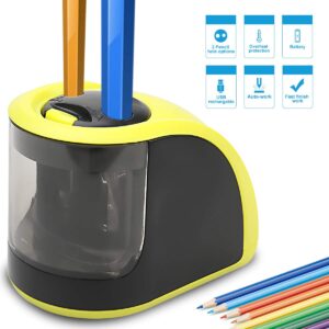 School Supplies Stationery 2 Hole Pencil Sharpener 6-8mm and 9-12mm Electric Pencil Sharpener