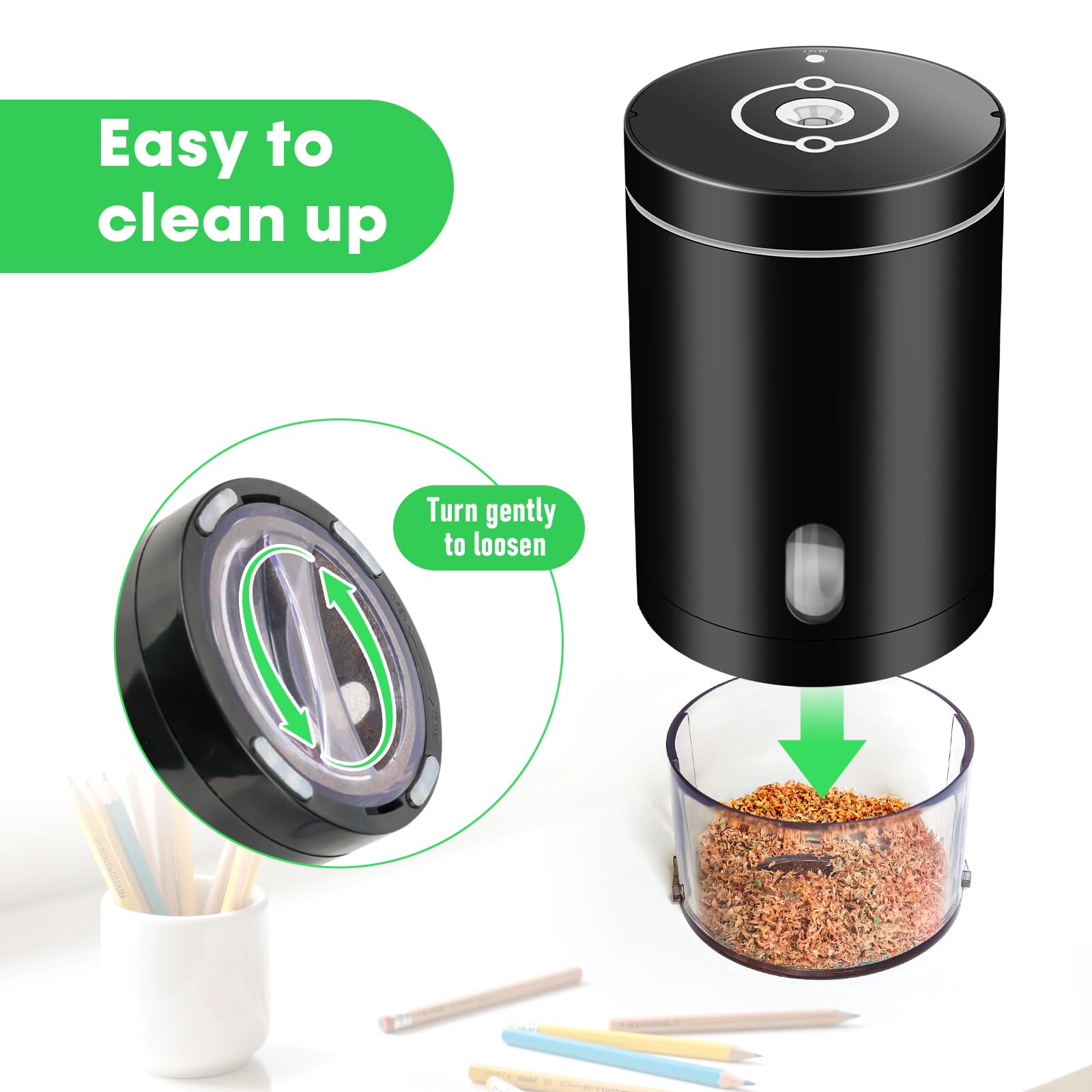 Newest Fully Automatic Electric Pencil Sharpener - Image 3